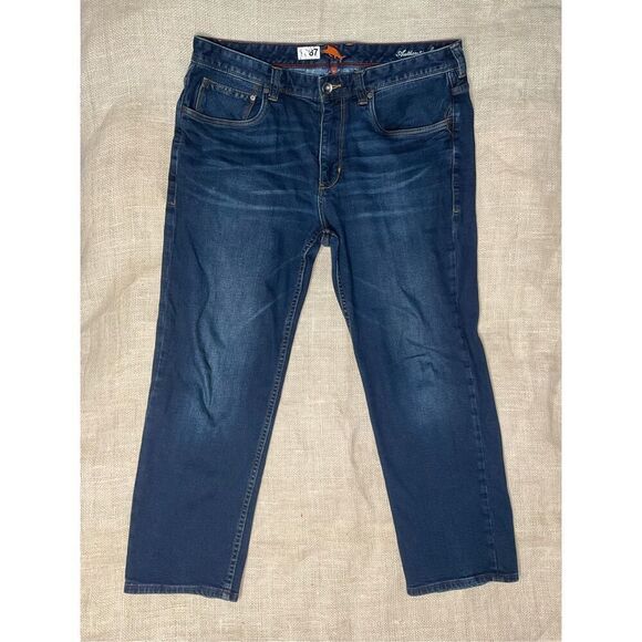 Tommy Bahama Men’s Size 38/30 Straight Leg Cona Coast Dark Wash Blue Denim Jeans - Picture 1 of 11